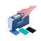 Peralatan Pengujian Plastik Portable Photoelectric Colorimeter E &amp;lt;0,2 Perbedaan Meja 700g